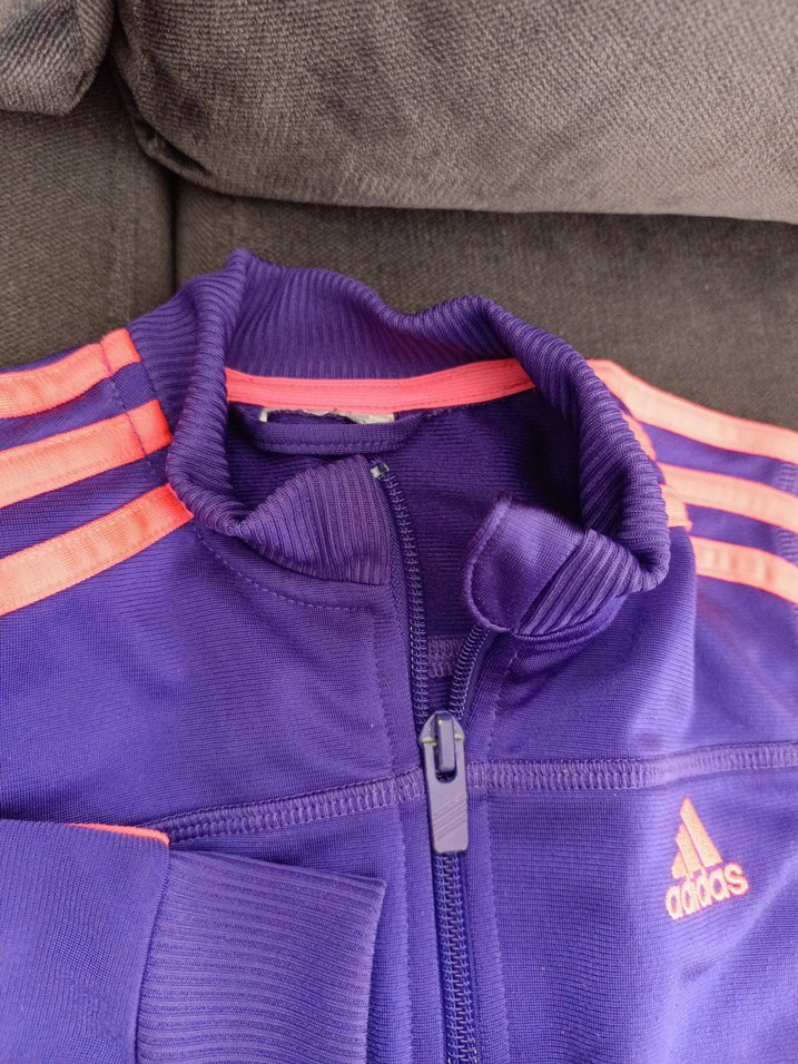 Orijinal Mor Fermuarlı Kız Çocuk Ceket - Görsel 3