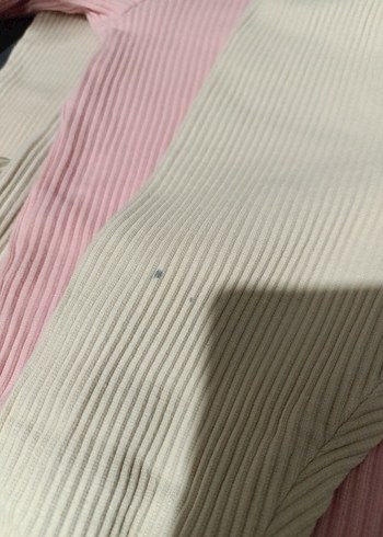 Uzun Kollu Düğmeli Bebek Kız Takımı - Görsel 4