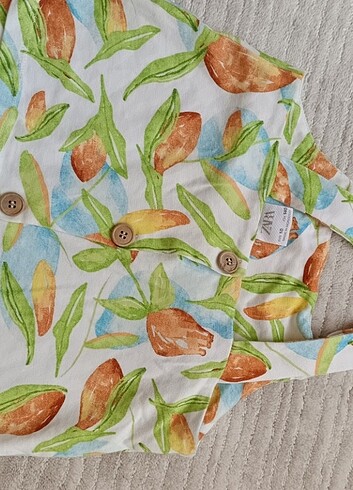 10 Yaş Beden Zara 10 yaş çapraz askılı crop