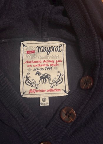 Düğmeli lacivert panço - Görsel 2