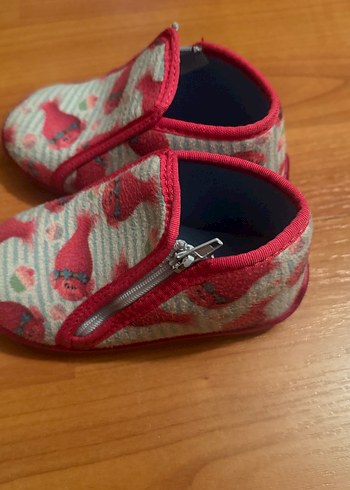 Kız Çocuk Renkli Fermuarlı Ev Terliği 25 numara panduf - Görsel 4