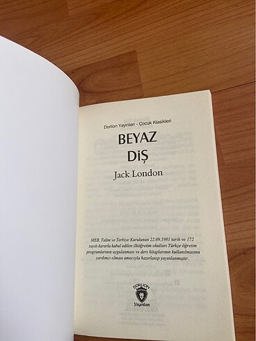  Beden Beyaz Diş / Jack London