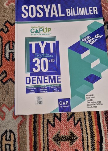 TYT Sosyal Bilimler 30 Deneme Kitabı Cap Yayınları