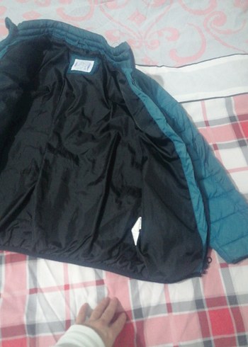 Koyu Mavi Fermuarlı Kadın Kışlık Mont - Görsel 4