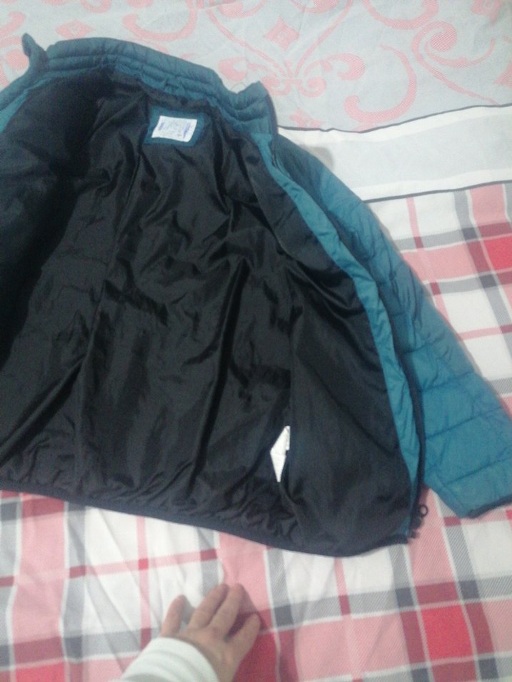 Koyu Mavi Fermuarlı Kadın Kışlık Mont - Görsel 4