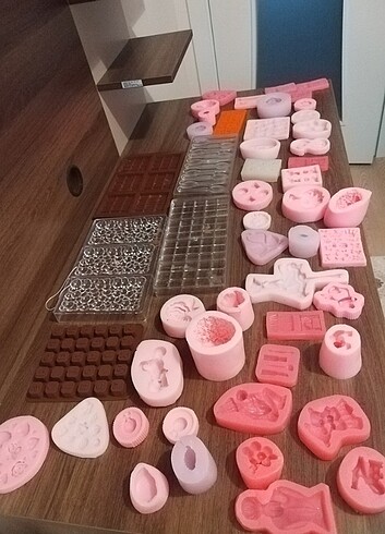 cikolata ve silikon kaliplar