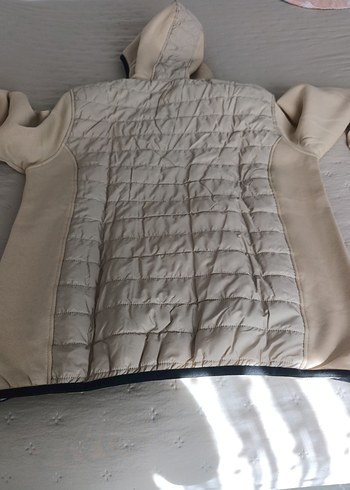 3xl Beden Bej Kapüşonlu erkek Kışlık sweatshirt