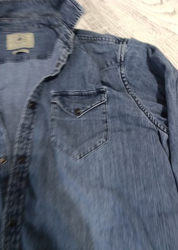 Zara erkek kot gömlek - Görsel 2