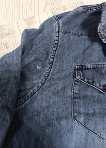 Zara erkek kot gömlek - Görsel 3