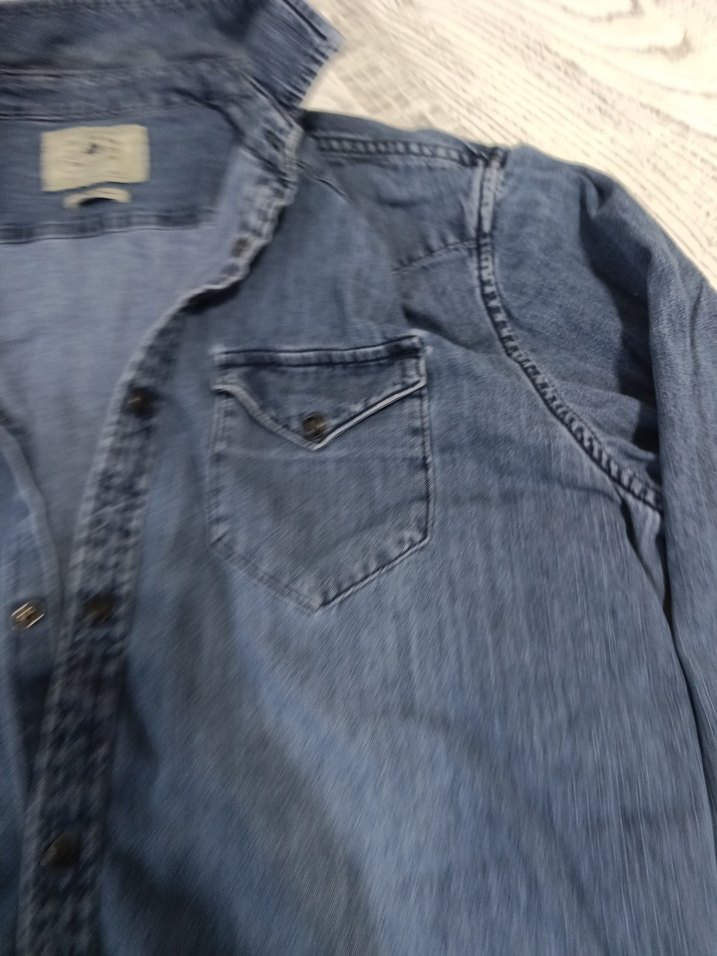 Zara erkek kot gömlek - Görsel 2