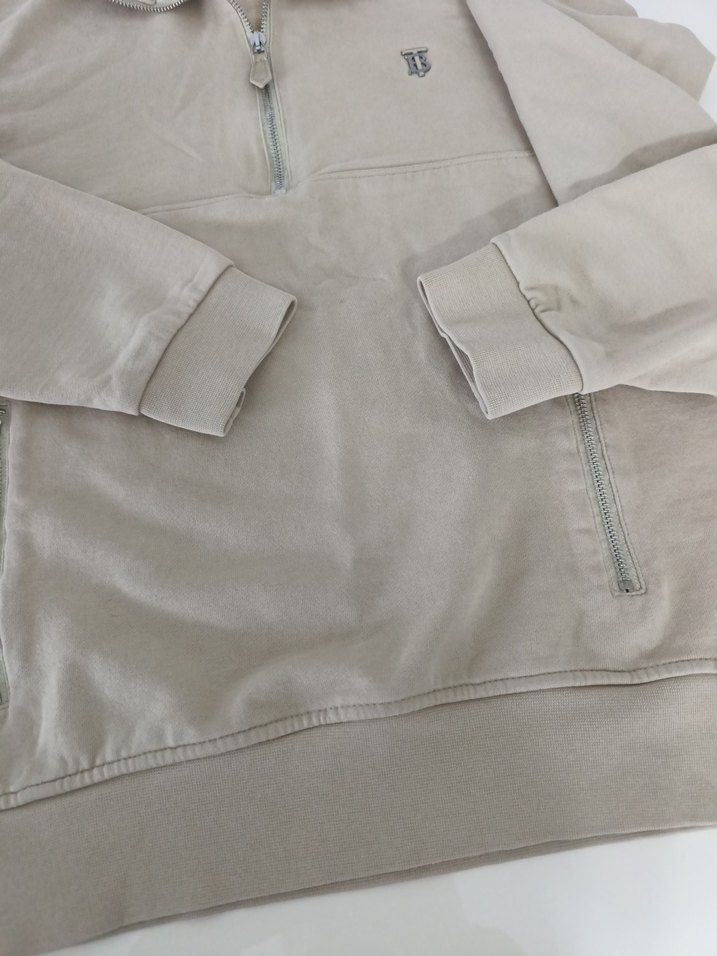 orijinal Burberry Fermuarlı Erkek Sweatshirt - Görsel 3