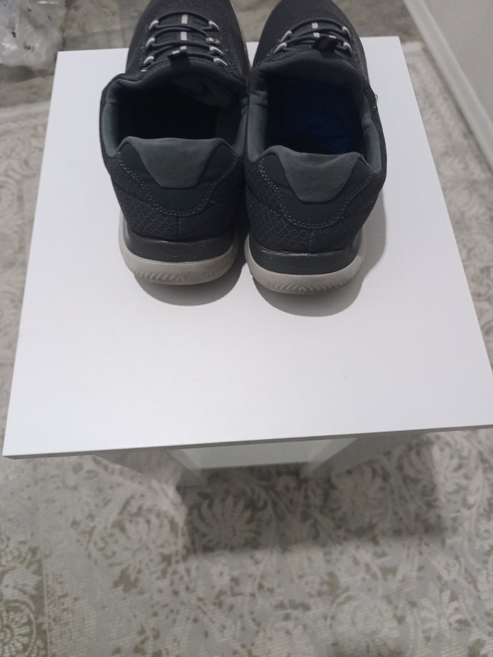 Gri Skechers Erkek Spor Ayakkabı - Görsel 4