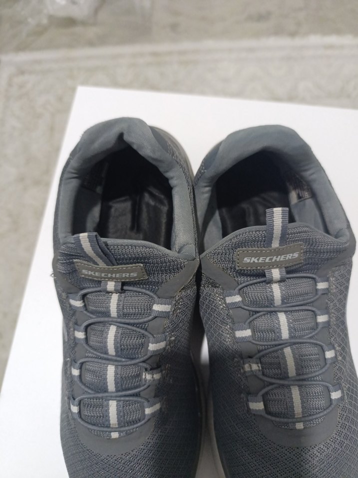 Gri Skechers Erkek Spor Ayakkabı - Görsel 3