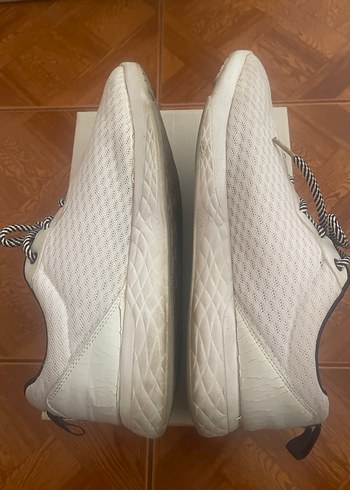 Beyaz Hummel 41,5 Numara & Desenli Bağcıklı Sneaker - Görsel 2