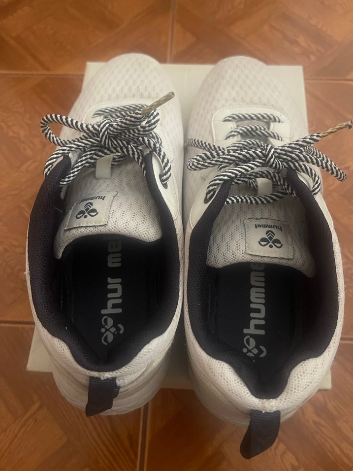 Beyaz Hummel 41,5 Numara & Desenli Bağcıklı Sneaker - Görsel 4