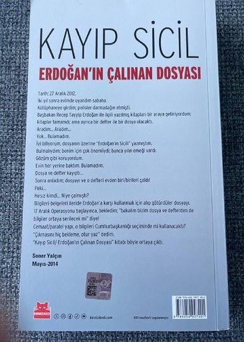 Soner Yalçın - Kayıp Sicil Erdoğan'ın Çalınan Dosyası - Görsel 2