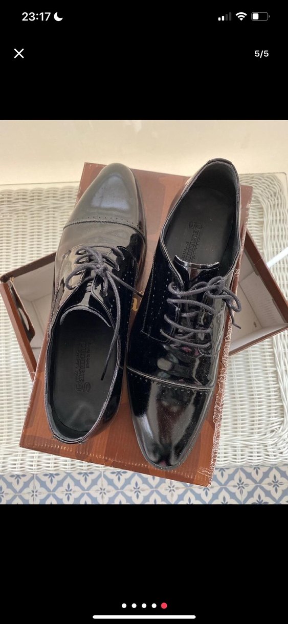 Siyah Deri Klasik Erkek Ayakkabısı - Görsel 3