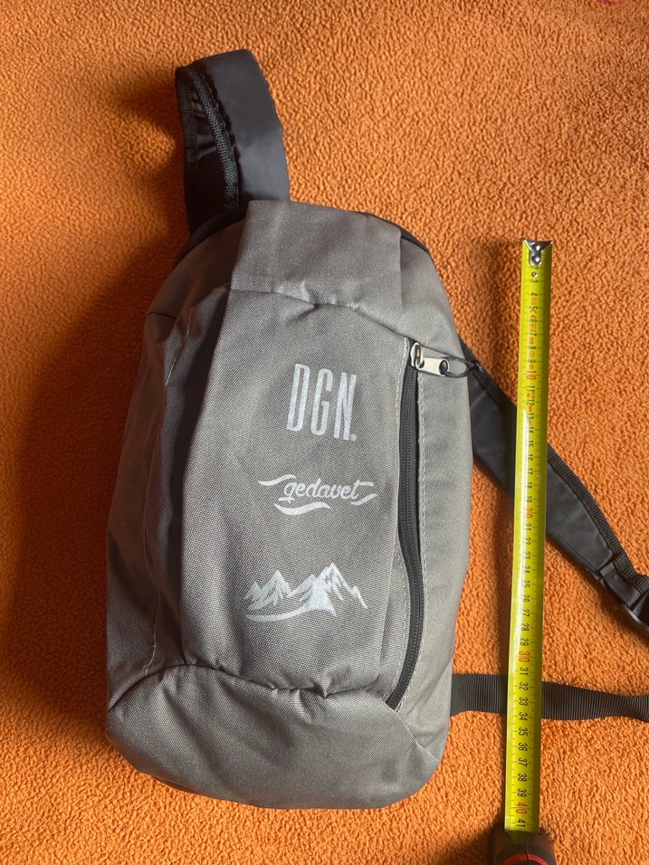 Gri Fermuarlı Sırt Çantası - Görsel 3