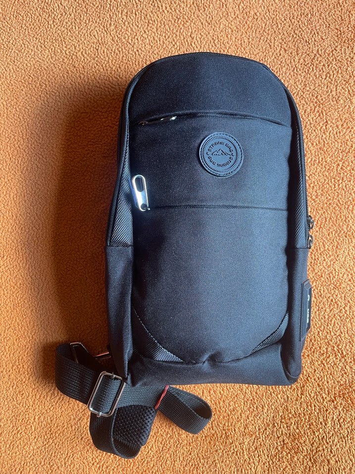 SIFIR ÜTÜN & Siyah Fermuarlı Çapraz Çanta - Görsel 2