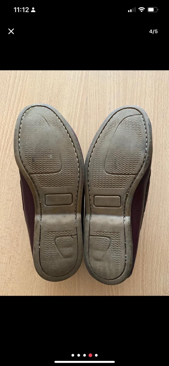 Kahverengi Deri Erkek Klasik Ayakkabı - Görsel 4