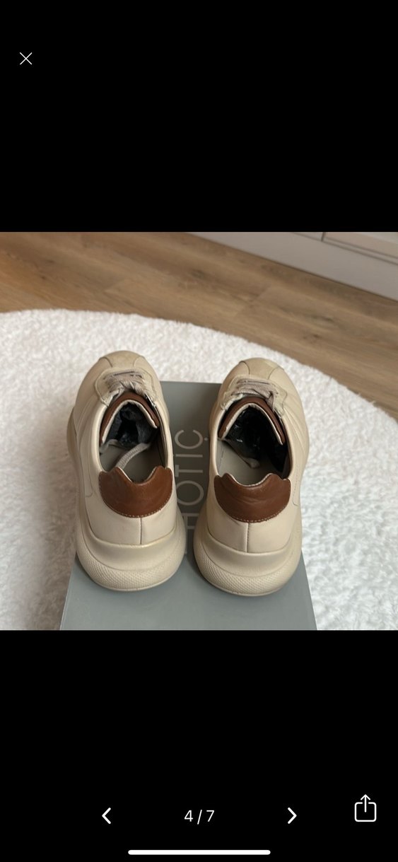 Bej Süet Platform Topuklu Erkek Spor Ayakkabı - Görsel 2