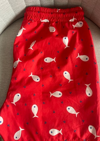 Renkli Baskılı Kısa Erkek Mayo - Görsel 5