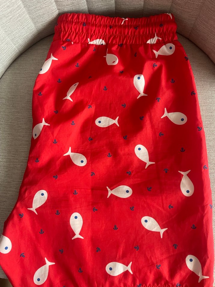 Renkli Baskılı Kısa Erkek Mayo - Görsel 5