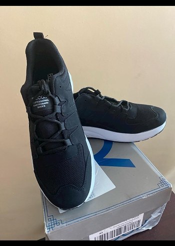 Siyah Gri Bağcıklı Erkek Spor Ayakkabı - Görsel 3