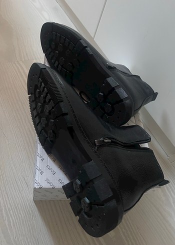 HAKİKİ DERİ Topuklu Bot - Görsel 3