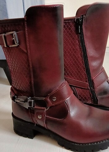 33 Beden bordo Renk Kız çocuk bot