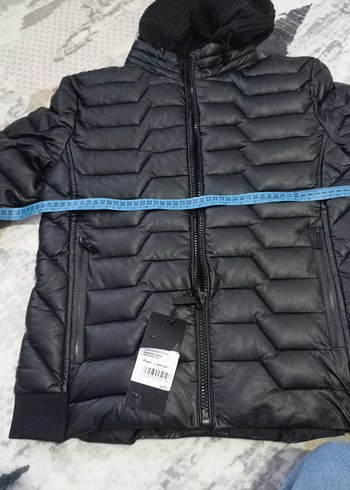 Siyah Fermuarlı Erkek Streetwear Mont - Görsel 2