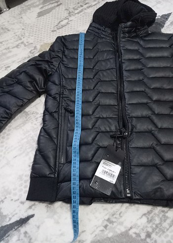 Siyah Fermuarlı Erkek Streetwear Mont - Görsel 5