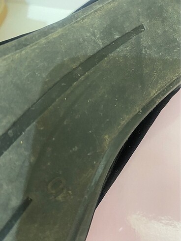 Kadın süet babet siyah - Görsel 5