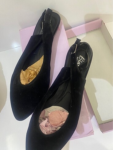 Kadın süet babet siyah - Görsel 6