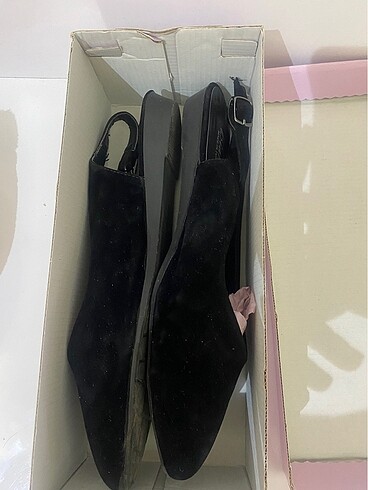 Kadın süet babet siyah - Görsel 7