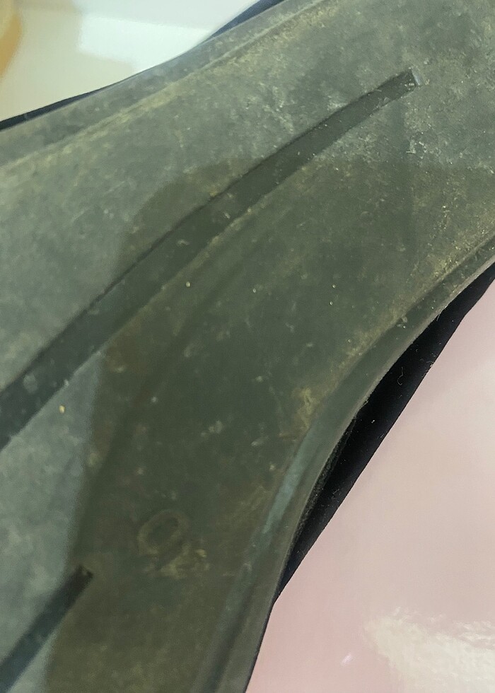 Kadın süet babet siyah - Görsel 5