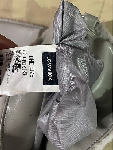 Kadın gri peluş zincir askılı çanta - Görsel 5