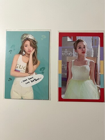 twice chaeyoung what is love photocard pc