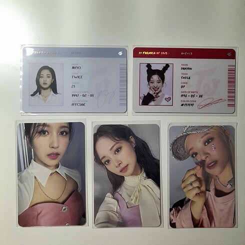 twice formula of love photocard