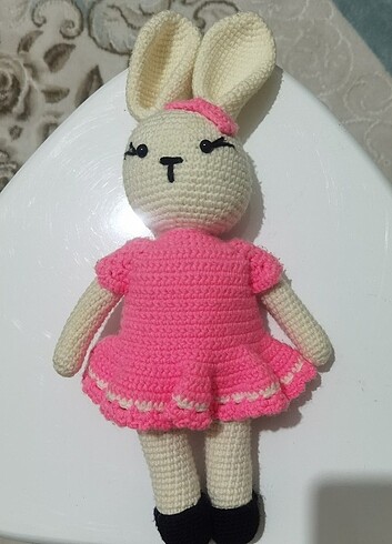 Amugurumi tavşan örgü oyuncak  - Görsel 3