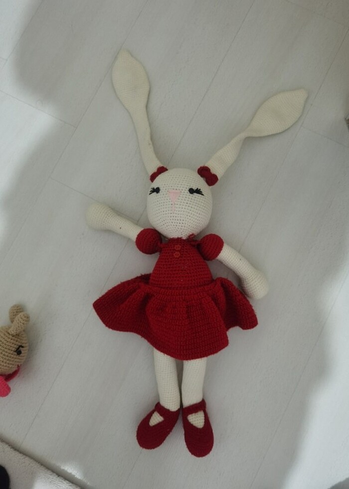 Amugurumi tavşan örgü oyuncak  - Görsel 2