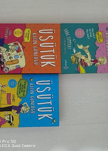 Üşütük Kızın Günlüğü 3 kitap. Orijinal barkodlu tertemiz sıfır g - Görsel 5