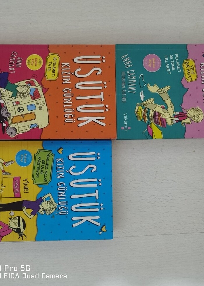 Üşütük Kızın Günlüğü 3 kitap. Orijinal barkodlu tertemiz sıfır g - Görsel 5