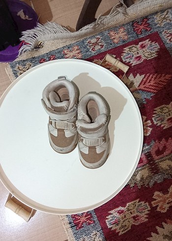 Gri Baskılı unisex Çocuk Botu Velcro - Görsel 5