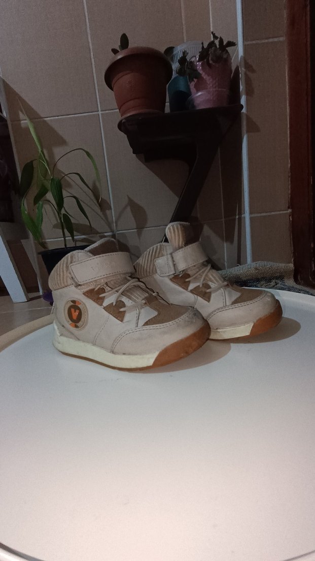 Gri Baskılı unisex Çocuk Botu Velcro - Görsel 2