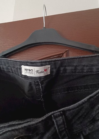 Diğer Gri Kadın Normal Boy Denim Pantolon