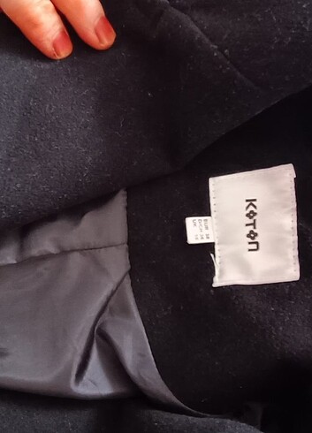 Kruvaze kaşe kaban - Görsel 5