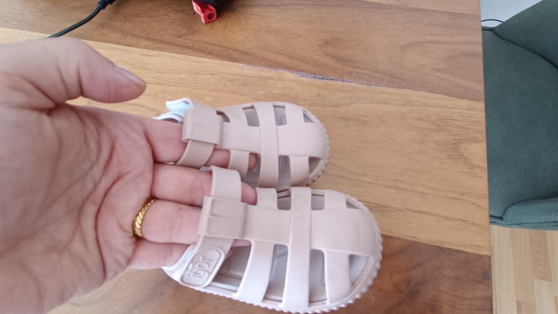 Igor pudra Kız Çocuk Lastik Sandalet - Görsel 2