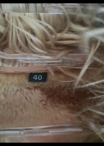 Bej Süet Kadın Kaban - Kürk Detaylı, Midi Boy - Görsel 5