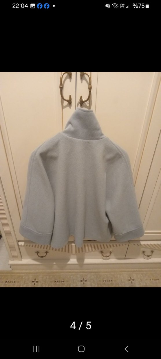 bebe mavisi Midi kase kaban - Görsel 4